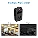 Mini Home Security Camera Conbrov T11 HD Portable Video Surveillance Recorder with Accurate Motion Detection, Night Vision and Built-in 1000mAh Battery Max 1 Year Standby Time