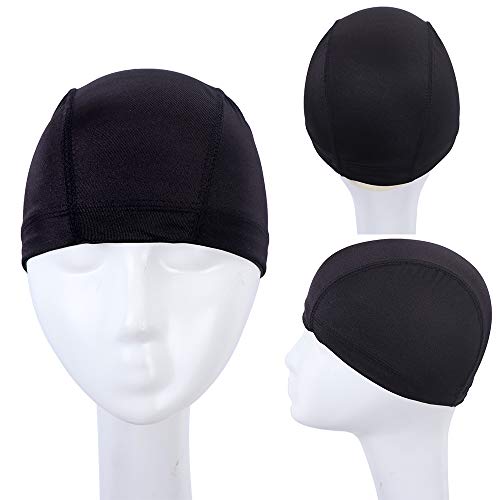 image for YMHPRIDE 4 Pack Mesh Dome Wig Caps for Women and Men Stretchable U Par