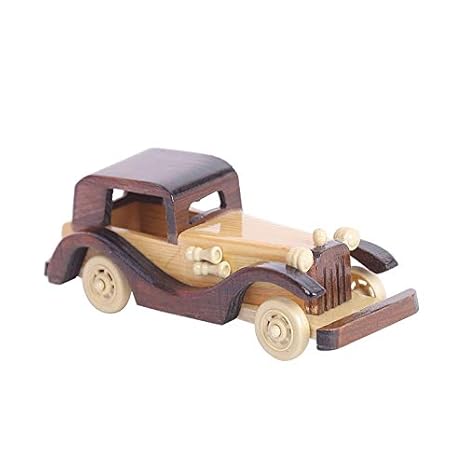 Buy Strongwell Wood Car Decoration Modle Figurines Crafts Antique