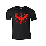 Pokemon Go Team Valor Black Shirt (2X-Large)