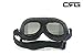 CRG Sports Motorcycle Goggle Aviator Pilot Style Cruiser Scooter Motocross Goggles for Man, Woman, Adult