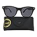 Polarized sunglasses Desen wayfarer design for men and women (Black, Crystal Black)