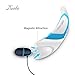 Bluetooth Headphones, Duola Wireless Neckband Headset Retractable Stereo Noise Cancelling Earbuds w/Mic Vibrating Call Alert for iPhone Android