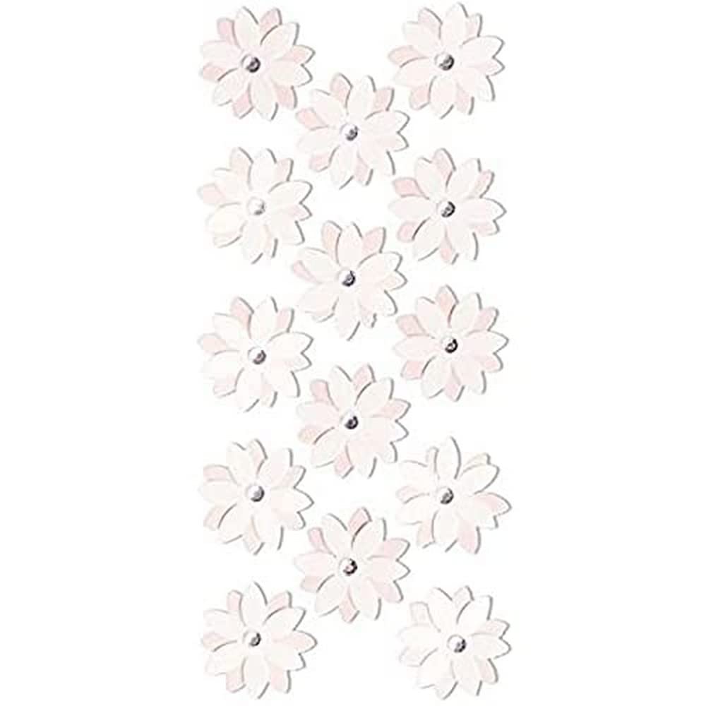 Rössler 9400-147 Daisies Sticker - White/Pink