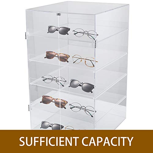 image for BestEquip Acrylic Display Case Clear Display Case 5Tier Retail Display