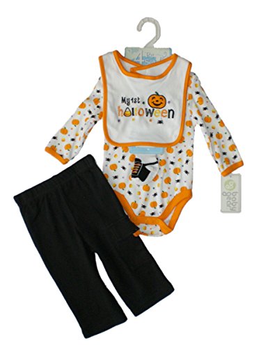 Babygear Infant Boys My First Halloween 4pc Set, Size 6 - 9 Months