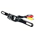 2017 Updated,Dinly Waterproof High Definition Color Wide Viewing Angle License Plate Car Rear View Camera with 7 Infrared Night Vision LED