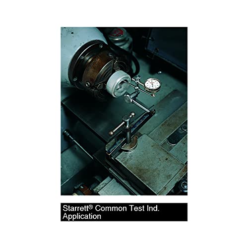 Starrett Dial Test Indicator, 196A1Z Universal Set with Back Plunger