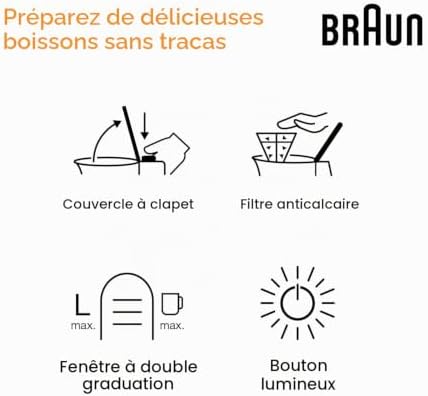 'BRAUN - Jarro Eléctrico WK1500BK