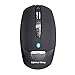 Optimal Shop Bluetooth V3.0 Mouse 1600 DPI for Tablet PC for Intelligent Mobile Phone for Android for Windows Bluetooth Wireless Mouse Black