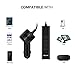 Car Charger Multiple USB Phone Charger: Jelly Comb Aluminium Quick Charger 3.0 6-Port USB Smart Car Charger Adapter W Clip for Multiple Backseat Charging