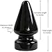 Doc Johnson Titanmen - Ass Master - Massive Anal Plug - For Experienced Players - Traditional Shape - 4.5 Inch Width - Anal Toy - Black