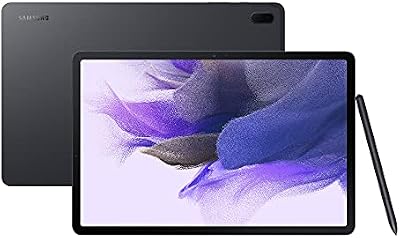 Samsung Galaxy Tab S7 FE 12.4 Inch Wi-Fi 64GB Black Android Tablet 3 Year