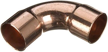 15mm Long Radius Bends - End Feed - Pack of 10, Copper, Pipe Size - 15mm