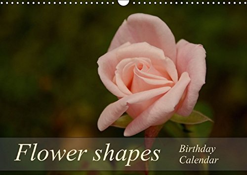 Flower shapes / Birthday Calendar / UK-Version - Author: Schumann Bianca