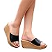 MAIERNISI JESSI Women Wedges Slides Platform Sandals