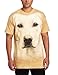 The Mountain Yellow Lab Portrait Adult T-Shirt, Sand, Large