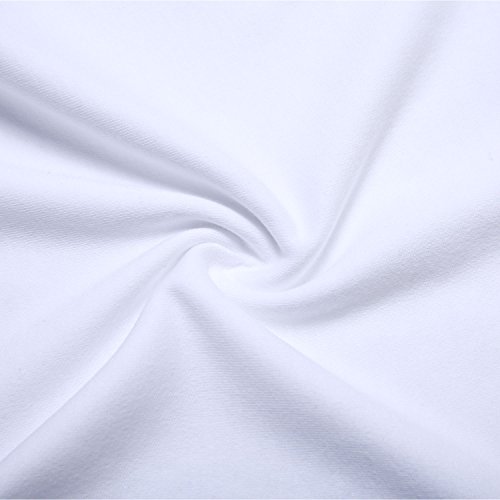 ROMPERINBOX Place Unisex Baby Bodysuits 100% Cotton Boys Girls 0-12 Months (3-6M, White-3 Pack) - Thumbnail 5