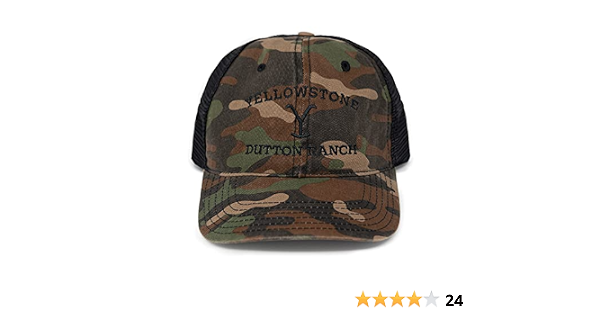 Yellowstone Dutton Ranch Logo Camo Hat 