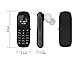Super Small Tiny Bluetooth Dialer Headset Mobile Cell phone Great to Hide GSM Phone Black