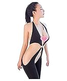 Jiuhexu Women Sexy Lingerie Open Crotch Underwear With garter