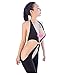 Jiuhexu Women Sexy Lingerie Open Crotch Underwear With garter