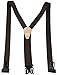 Perry Products SN200 Men's Clip-On 2-in Suspenders(Regular, Brown)