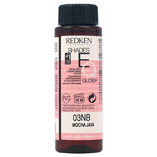Redken shades eq hair color gloss, 03nb mocha java, 2 o…