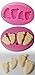 FOUR-C Silicone Embossing Mold Baby Feet Fondant and Gum Paste Mould Baby Footstep Silicone Fondant Molds Cupcake Tooper