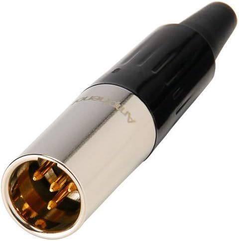 Amphenol AG4M 4-Pin Mini XLR Male Cable Connector