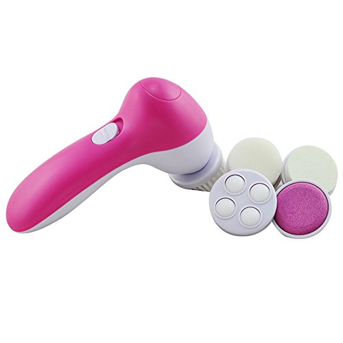 Funwill Essential Face Brush cleansing Exfoliating Scrub Electric Wash Face and Body Set Battery Operated Massager Rid of Acne Kit Beauty Spa Deep Clean Skin Personal Care