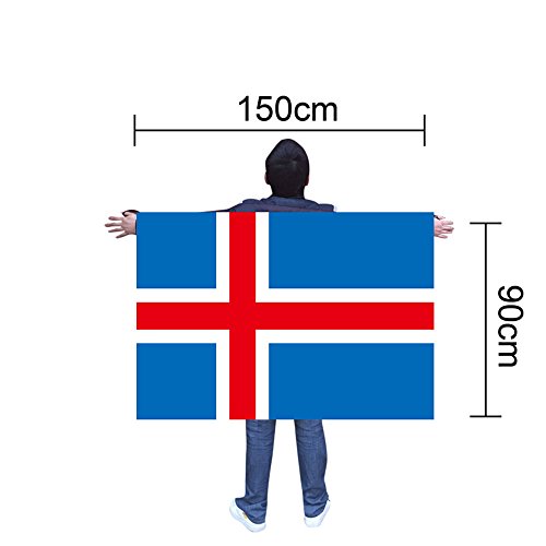 image for Manyis 150cm 90cm 2018 Russia FIFA World Cup National Flag Shawl for F