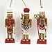 Set Of 3 6In Hollywood Gingerbread Nutcracker Ornaments