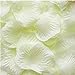 CJESLNA 1000pcs Ivory Silk Rose Petals Bouquet Artificial Flower Wedding Party Aisle Decor Tabl Scatters Confett