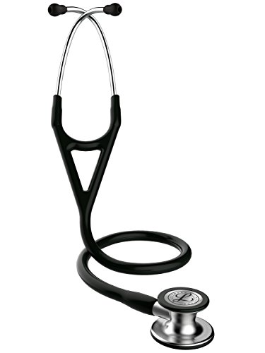 3M Littmann 6152 Cardiology IV Stethoscope, Standard-Finish Chestpiece, 27", Black Tube