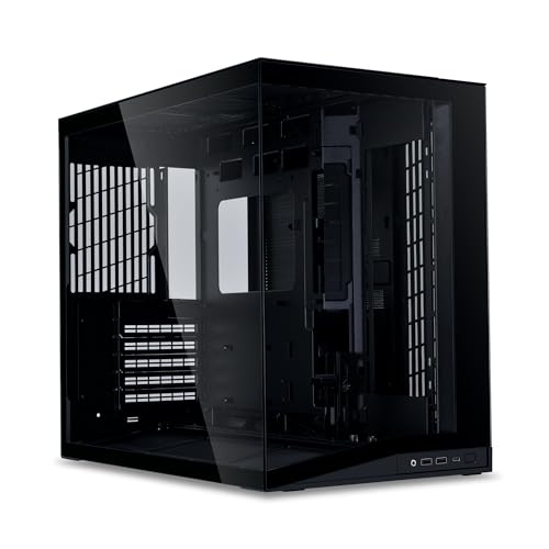 Lian Li O11 Dynamic Mini V2 PC-Gehäuse Schwarz | Kompakter ATX Midi-Tower mit Zwei-Kammer-Design, Tempered Glass und modularem Aufbau thumbnail 2