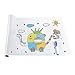 Rabbitgoo Whiteboard Sticker Large Wall Whiteboard with 1 Whiteboard Pen, Self-Adhesive Dry Erase Wall Decal, Peel & Stick Vinyl Whiteboard Contact Paper for Home Office Classroom, 17.7 x 78.7 inches