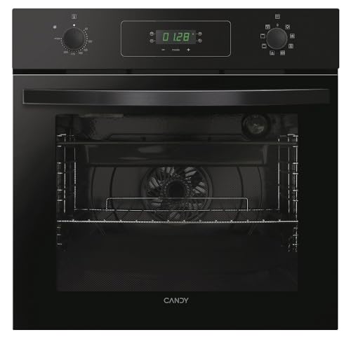 Idea FIDCP N615 L, Forno multifunzione, 65 l, 1 vassoio e 1 griglia, ventola radiale, pulizia acquativa, convezione + ventilatore, 8 funzioni, comandi Push&Pull, doppia porta in vetro, nero