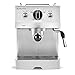 BOWUTTD Espresso Machine Coffee Maker, 1.25L Coffee Machine,Cappuccino, Latte, Moka and Espresso Maker with Milk Frothing Arm for Home and Office, 1050W, 15 Bar Pump, Silver/Stainless Steel