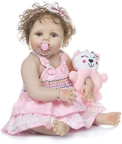 56cm全身スリコーン生まれ変わった赤ちゃん人形の女の子赤ちゃん人形生まれ変わったお風呂の