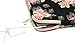 KAYOND Black Rose Patten Canvas Water-Resistant 15.6 Inch Laptop Sleeve