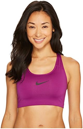 Nike Womens Pro Classic Swoosh Floral Camo Sports Bra Bold Berry/Night Purple MD
