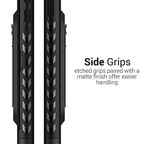 CoverON Kickstand Credit Card Holder Slot Zipp Series for iPhone 11 Pro Case, Black - Thumbnail 6