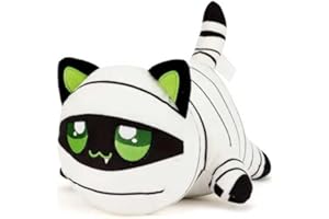 DUUGER Halloween Mummy Memeow Stuffed Animal Cat Plush Pillow for Kids Birthday - Cats Plush Figures Toys with Collection ＆ Decoration