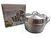 ALUMINUM WONDER POT Slow Cooker, 3 Quart, Oven Bakeware Cookware, Cooking Baking Cake Bread On Stove Top Gas, Made In Italy (Gas Not Included)