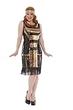 Delicious Sequin Front Pull Over Dress Gatsby, Multi, 1X