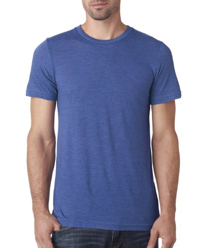 Bella 3413 Unisex Triblend Short Sleeve Tee - True Royal Triblend, Large
