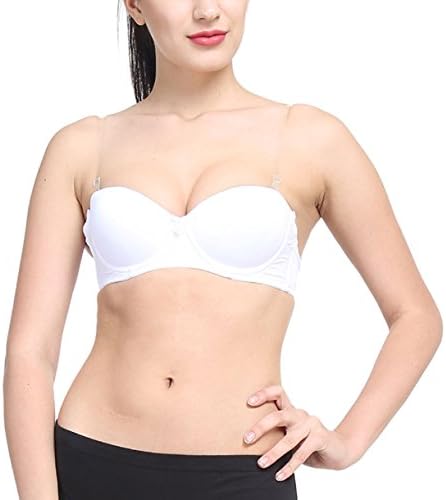 Quttos Women's Spandex Strapless Padded Bra