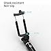 Stalion Pocket-Size Bluetooth Selfie Stick for Smartphones - Jet Black