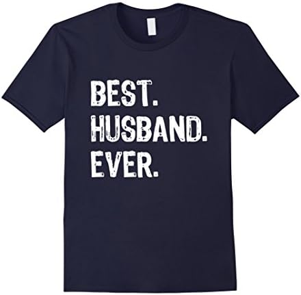 Men's Best Husband Ever T-Shirt Large Navy
